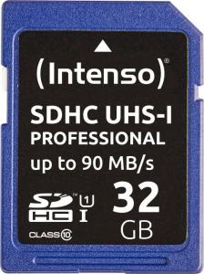 Karta Intenso Professional SDHC 32 GB Class 10 UHS-I/U1  (3431480) 1