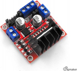 AJmaker L298N - dwukanałowy sterownik silników - moduł 12V/2A 1