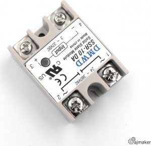 AJmaker Moduł przekaźnika SSR-10DA 10A/380V - Przekaźnik elektroniczny 1