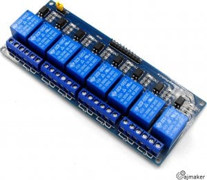 AJmaker Moduł 8 przekaźników 5V - 10A/250V - Arduino 1