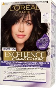 L'OREAL Excellence Cool Creme farba do włosów 4.11 Ultrapopielaty Brąz 1