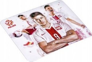 Podkładka Modecom Podkładka pod mysz biała Reprezentacja Lewandowski 3