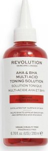 Revolution Skincare AHA & BHA Multi Acid Toning Solution tonik złuszczający do twarzy 200ml 1