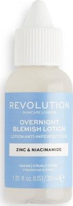 Revolution Skincare Overnight Blemish Lotion Zinc & Niacinamide punktowy preparat na niedoskonałości 30ml 1