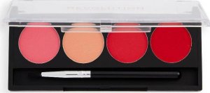 Makeup Revolution Water Activated Graphic Liner Palettes paleta eyelinerów z pędzelkiem Pretty Pink 5.4g 1