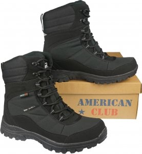 Buty trekkingowe męskie American Club SN-01BL czarne r. 43 5