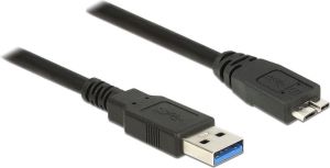 Kabel USB Delock USB-A - microUSB 0.5 m Czarny (85071) 1