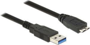 Kabel USB Delock USB-A - microUSB 3 m Czarny (85075) 1