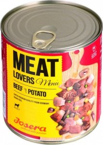 Josera Meatlovers Menu Wołowina z ziemniakami karma mokra dla psów 800g 2