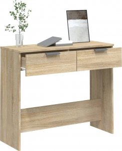 vidaXL Stolik konsolowy, dąb sonoma, 90x36x75 cm 5