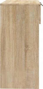 vidaXL Stolik konsolowy, dąb sonoma, 90x36x75 cm 7