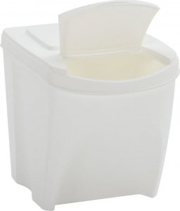 Kosz na śmieci vidaXL Sztaplowane kosze na śmieci, 4 szt., białe, 100 L, polipropylen 6