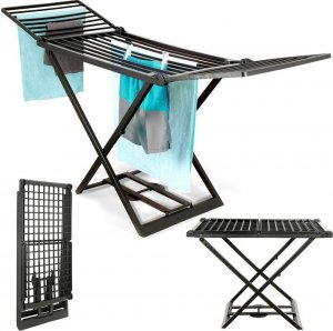 Suszarka na pranie ProGarden Suszarka na pranie rozkładana XXL (Czarna) uniwersalny () - 24944-uniw 11