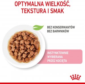 Royal Canin ROYAL CANIN Kitten Sterilised 12x85g karma mokra w sosie dla kociąt do 12 miesiąca życia, sterylizowanych + Royal Canin Piłeczka dla kota GRATIS 5