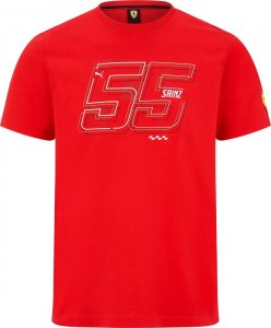 Scuderia Ferrari F1 Team Koszulka T-shirt męska Sainz red Ferrari F1 2022 XXL 1