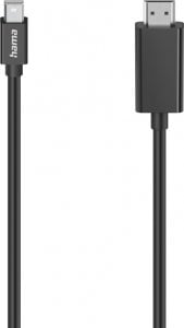 Kabel Hama DisplayPort Mini - HDMI 1.5m czarny 1