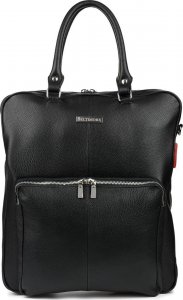 Plecak Beltimore Czarny duży plecak na laptopa skóra naturalna pasek Beltimore N24 NoSize 2