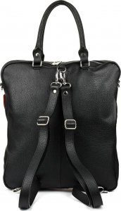 Plecak Beltimore Czarny duży plecak na laptopa skóra naturalna pasek Beltimore N24 NoSize 4