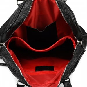 Plecak Beltimore Czarny duży plecak na laptopa skóra naturalna pasek Beltimore N24 NoSize 5