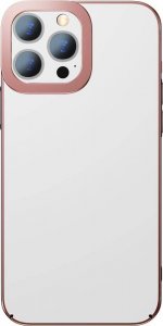 Baseus Przeźroczyste Etui Baseus Glitter do iPhone 13 Pro (różowe) standard 1