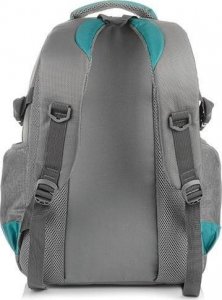 RÓŻOWO-SZARY solidny 3KOMOROWY plecak miejski SPORTOWY A4 N61 NoSize 5