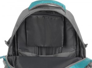 CZERWONO-CZARNY solidny 3KOMOROWY plecak miejski SPORTOWY A4 N61 NoSize 5