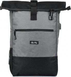 Szary Plecak Miejski na laptopa Trekkingowy Pojemny Solidny B51 NoSize 2