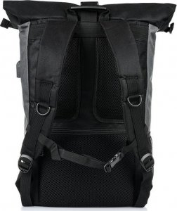 Szary Plecak Miejski na laptopa Trekkingowy Pojemny Solidny B51 NoSize 6