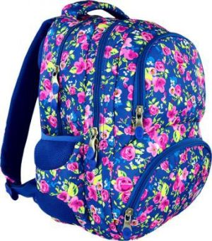 St. Majewski Plecak Stright BP-07 Flowers Two 4-komory 2