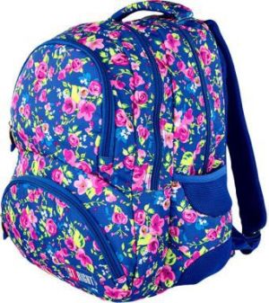 St. Majewski Plecak Stright BP-07 Flowers Two 4-komory 3