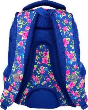 St. Majewski Plecak Stright BP-07 Flowers Two 4-komory 4