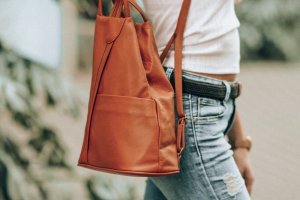 Vera Pelle Granatowy Vera Pelle włoski Plecak Skórzany damski mały T52 NoSize 8