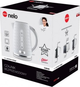 Czajnik Eldom ELDOM CZAJNIK NELO,POJ.1,7 L,MOC 2000 W,BIAŁY C260 4