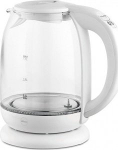 Czajnik Eldom ELDOM CZAJNIK SZKLANY LUMI, POJ. 1,7 L,REG TEMP. WODY, 2200 W,BIAŁY C510B 10