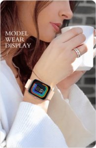 Smartwatch Senbono SENBONO SPORTOWY SMARTWATCH Z IP67 METLOWA KOPERTA FUNKCJE SPORTOWE TĘTNO+KOMUNIKATORY 1,7LCD LADY Y20 RÓŻ 4