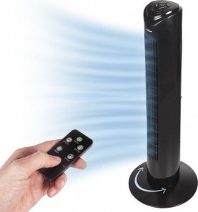 Wentylator GreenBlue Wentylator kolumnowy GreenBlue 45W z 3 poziomami siły nawiewu, 82cm wysokości, 1,5m przewodu, z pilotem i timerem GB645 2