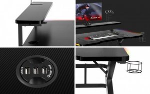 Biurko Huzaro Biurko gamingowe Huzaro Hero 5.0 RGB 8