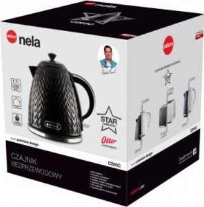 Czajnik Eldom ELDOM CZAJNIK NELA,POJ.1,7 L,MOC 2000 W,CZARNY C26 4