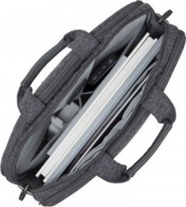 Torba RivaCase RIVACASE TORBA NA LAPTOP 15,6" EGMONT, SZARA, EKO-SKÓRA I TWEED, KIESZENIE NA TABLET 10,1", SMARTFON, DOKUMENTY I AKCESORIA 11