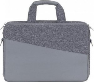 Torba RivaCase RIVACASE TORBA NA LAPTOP 15,6" EGMONT, SZARA, EKO-SKÓRA I TWEED, KIESZENIE NA TABLET 10,1", SMARTFON, DOKUMENTY I AKCESORIA 2