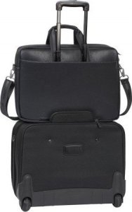 Torba RivaCase RIVACASE TORBA NA LAPTOP 16" ORLY, CZARNA, MATERIAŁ WODOODPORNY, KIESZENIE NA TABLET 10,1", SMARTFON, DOKUMENTY I AKCESORIA 5