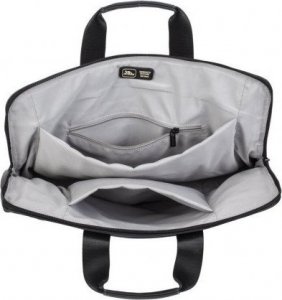 Torba RivaCase RIVACASE TORBA NA LAPTOP 15,6" ORLY, CZARNA, Z MATERIAŁU WODOODPORNEGO, Z KIESZENIAMI NA TABLET 10,1", DOKUMENTY I AKCESORIA. 2