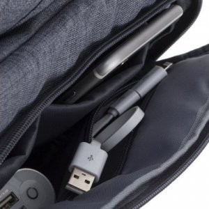 Torba RivaCase RIVACASE TORBA NA LAPTOP 13,3-14" ALPENDORF, SZARA, Z MATERIAŁU WODOODPORNEGO 7