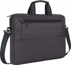 Torba RivaCase RIVACASE TORBA NA LAPTOP 15,6" SUZUKA, CZARNA, Z MATERIAŁU WODOODPORNEGO, KIESZENIE NA TABLET 10,1", SMARTFON, DOKUM,, AKCES. 10