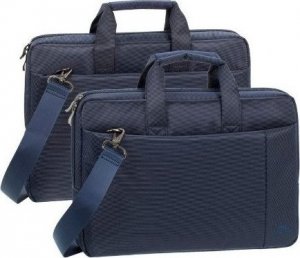 Torba RivaCase RIVACASE TORBA NA LAPTOP 15,6" CENTRAL, NIEBIESKA, Z POLIESTRU, Z KIESZENIAMI NA TABLET, SMARTFON, DOKUMENTY I AKCESORIA 3