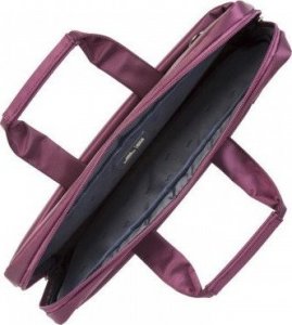 Torba RivaCase RIVACASE TORBA NA LAPTOP 15,6" CENTRAL, FIOLETOWA, Z KIESZENIAMI NA TABLET, SMARTFON, DOKUMENTY I AKCESORIA 2