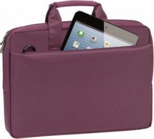 Torba RivaCase RIVACASE TORBA NA LAPTOP 15,6" CENTRAL, FIOLETOWA, Z KIESZENIAMI NA TABLET, SMARTFON, DOKUMENTY I AKCESORIA 3