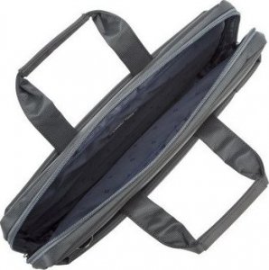 Torba RivaCase RIVACASE TORBA NA LAPTOP 15,6" CENTRAL, SZARA, Z POLIESTRU, Z KIESZENIAMI NA TABLET, SMARTFON, DOKUMENTY I AKCESORIA 5