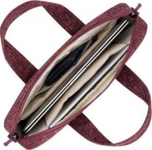 Torba RivaCase RIVACASE TORBA NA LAPTOP 13,3-14" ANVIK, CZERWONY BURGUND, Z MATERIAŁU WODOODPORNEGO 12