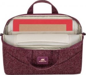 Torba RivaCase RIVACASE TORBA NA LAPTOP 13,3-14" ANVIK, CZERWONY BURGUND, Z MATERIAŁU WODOODPORNEGO 17